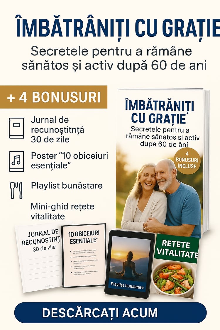 „Tânăr pentru Totdeauna După 60 de Ani Ghidul Suprem pentru o Viață Activă și Sănătoasă!”
