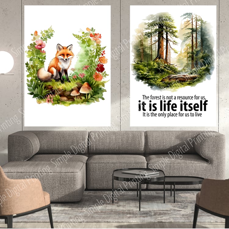 tree, trees, nature, forest, quote, earth, save our planet, earth day, typography, digital download, digital poster, room decor