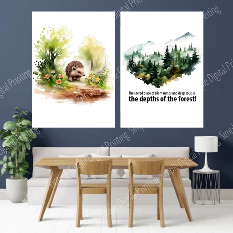 tree, trees, nature, forest, quote, earth, save our planet, earth day, typography, digital download, digital poster, room decor