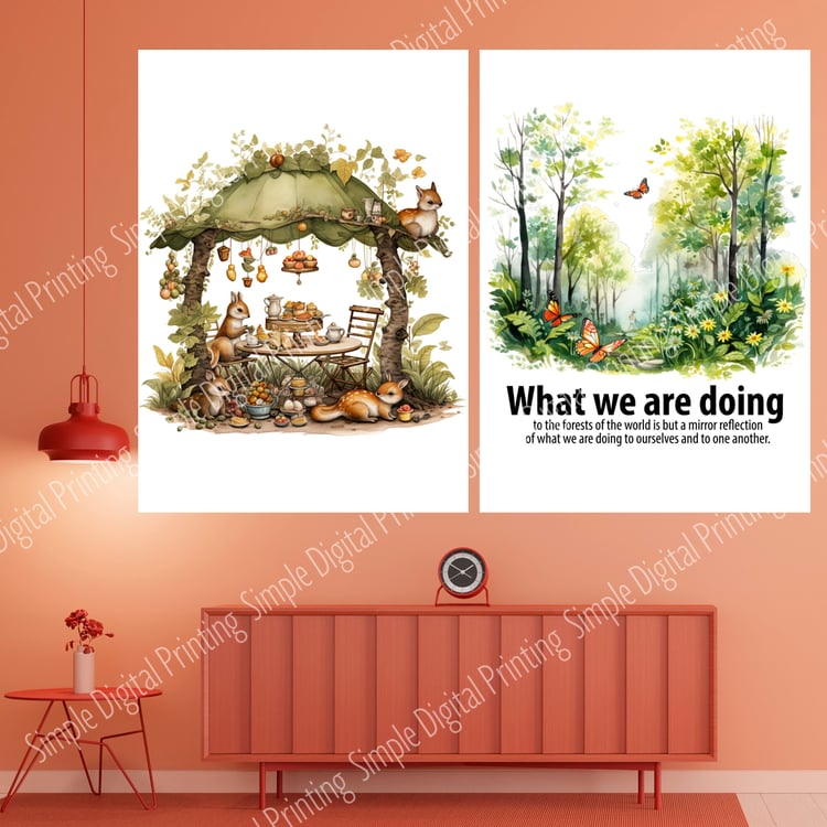 tree, trees, nature, forest, quote, earth, save our planet, earth day, typography, digital download, digital poster, room decor