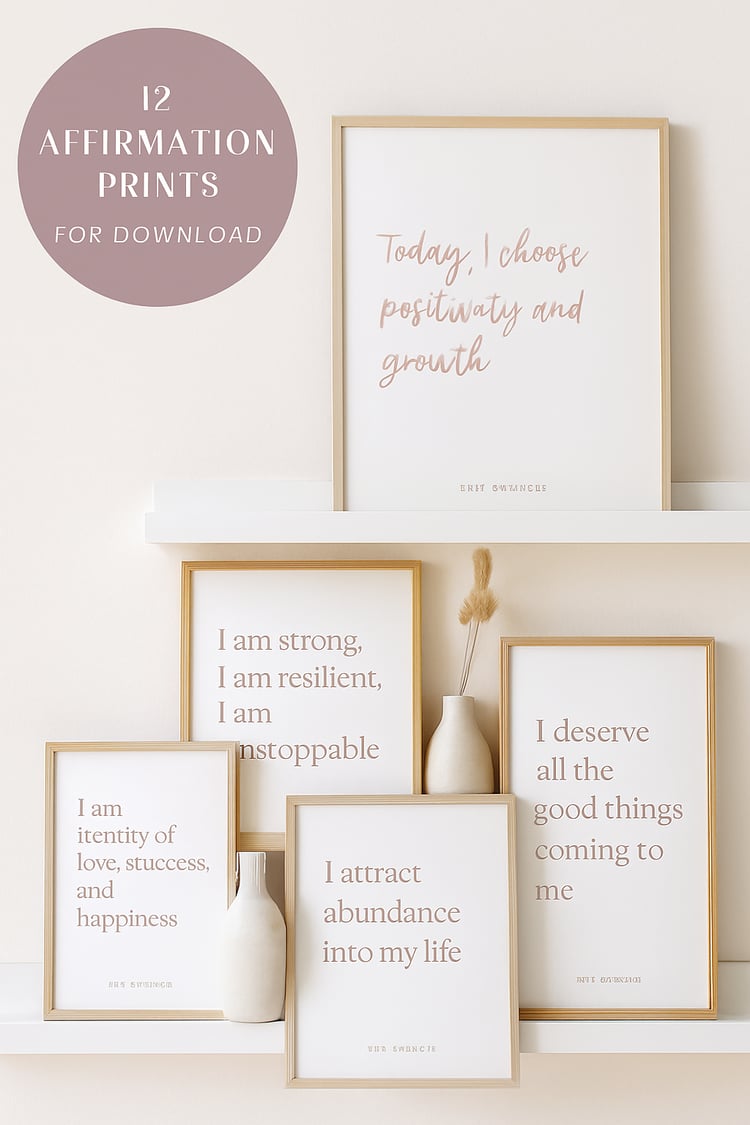 positive affirmations printable wall art inspirational quotes blush pink printable motivation #PrintableWallArt #AffirmationsForWomen #MotivationalQuotes #SelfLovePrintables #BlushGoldDecor #PositiveQuotesPrintable #OfficeInspiration #VisionBoardPrintable