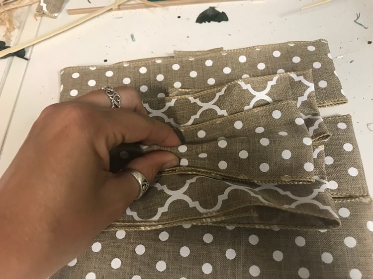 gathering the bow
