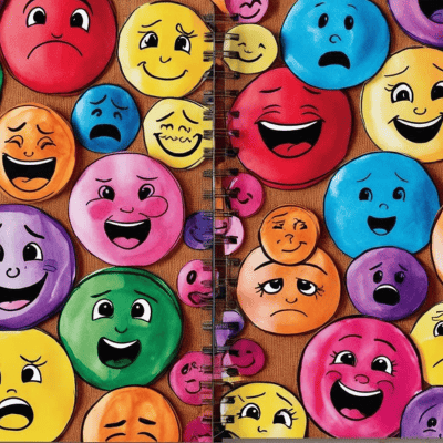 mixed emotional faces