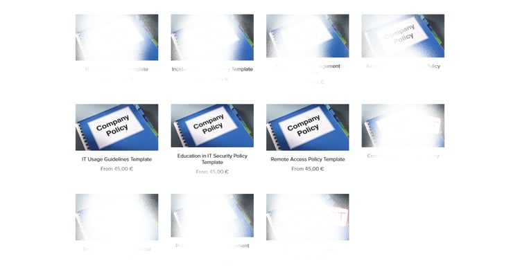 Policyer mallpaket för IT-riktlinjerna för användning