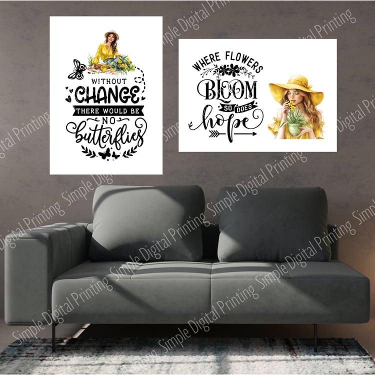 Gardening, garden, green, gardener, plant, planting, bloom, blooming, typography, quote, digital download, digital poster, room decor