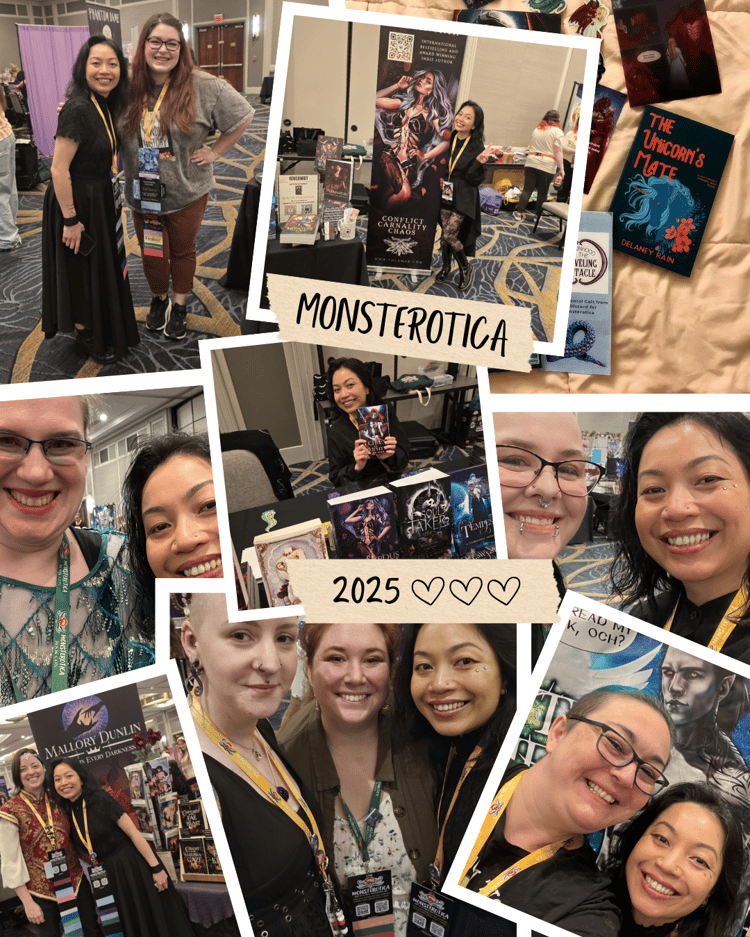 monsterotica book con 2025 author ydlamar yd la mar monster book convention baltimore maryland MD