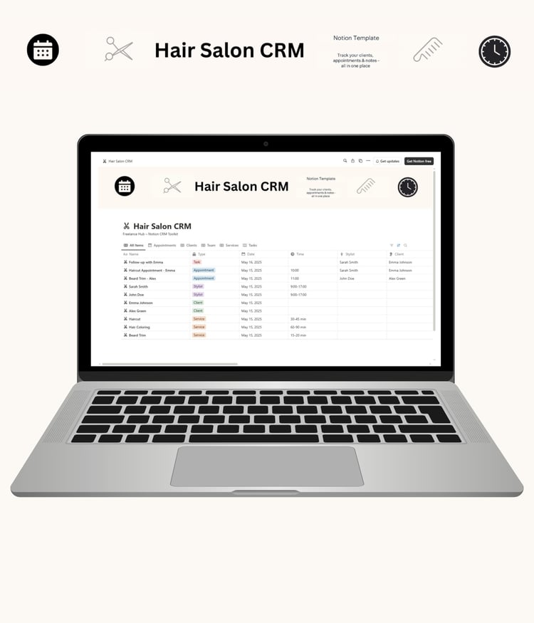 hair salon CRM