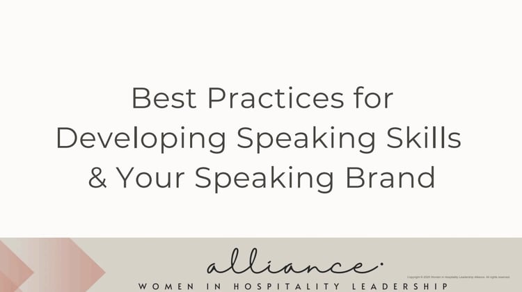 Best Practices for Developing Speaking Skills and Your Speaking Brand