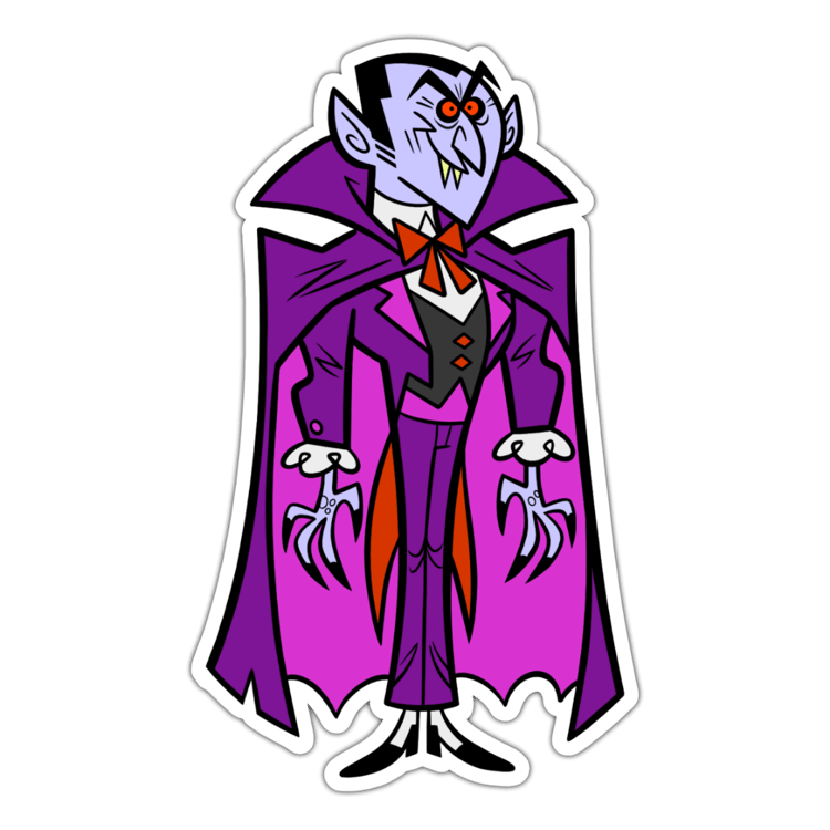 Dracula Sticker (4 inch height)