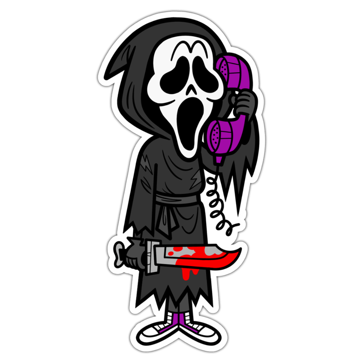 Ghosty Sticker (4 inch height)