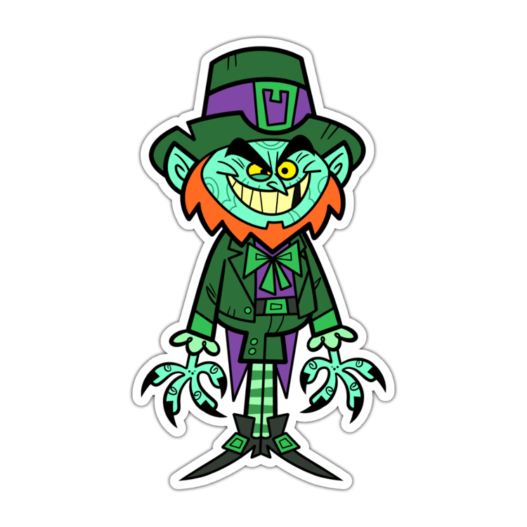 Leprechaun Sticker (4 inch height)
