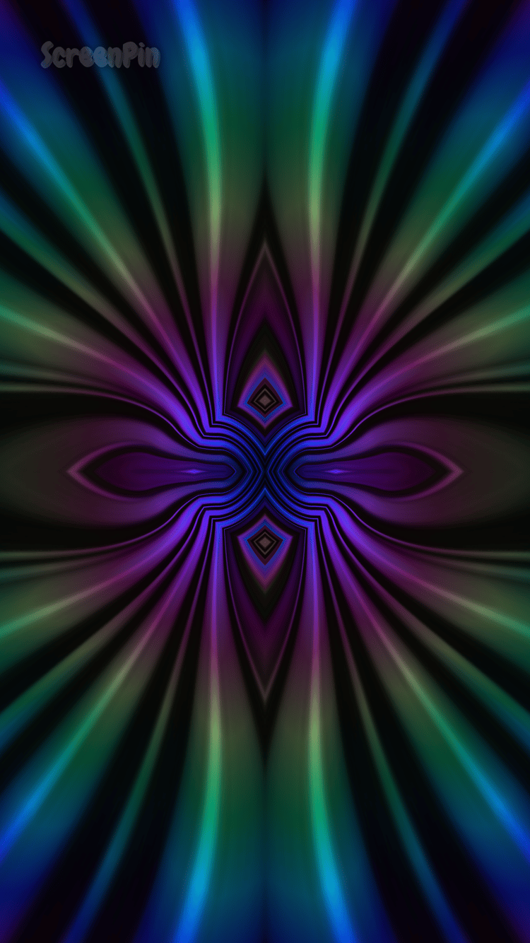 Seamless digital artwork with vibrant rainbow abstraction and smooth gradient patterns