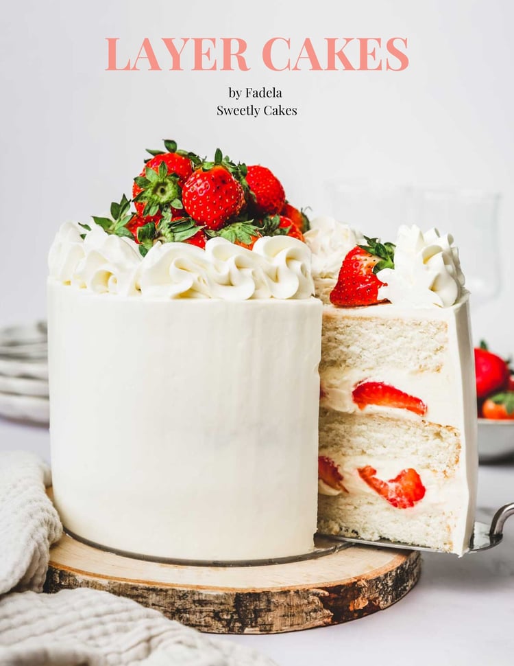 layer cake sur une table