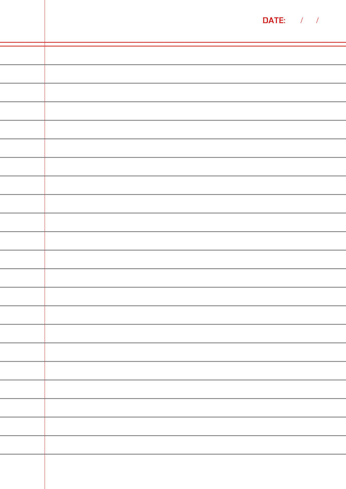 Empty A4 Notebook Paper Background | Free Digital Download