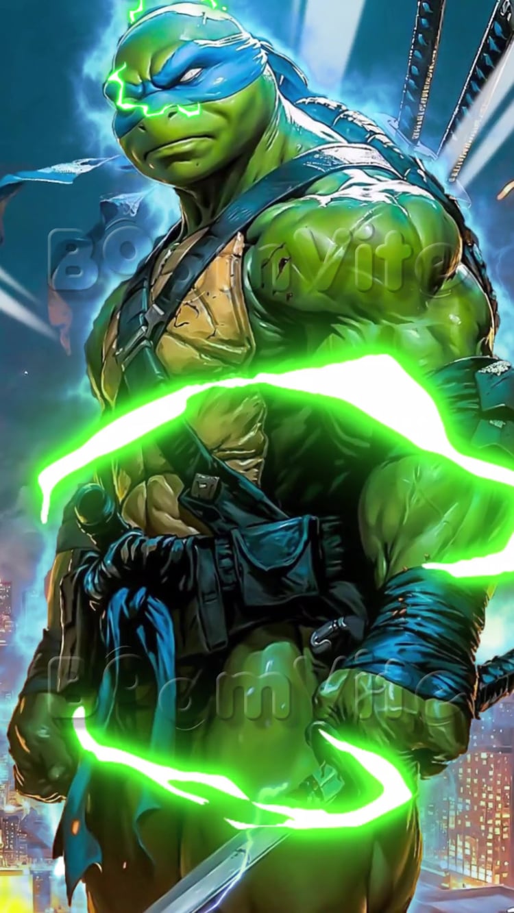 ninja turtle leonardo wallpaper animated