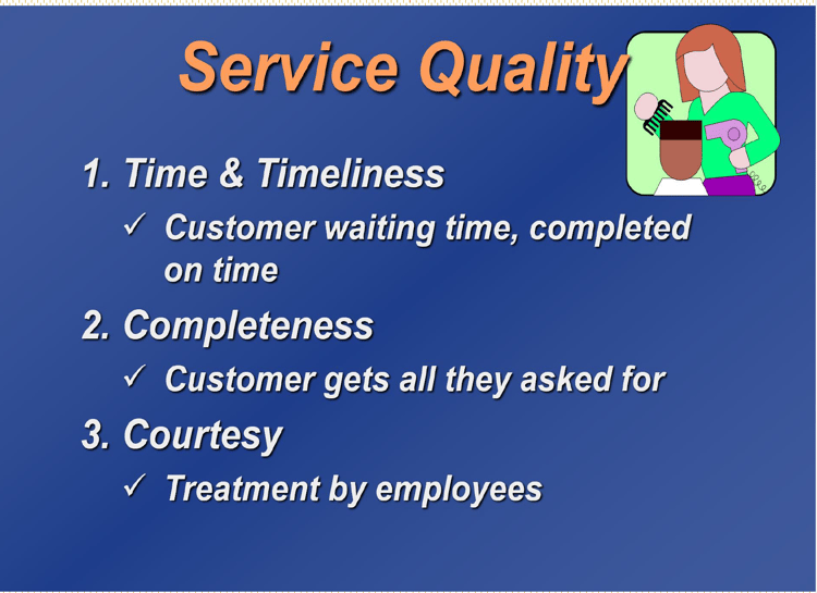 Service quality