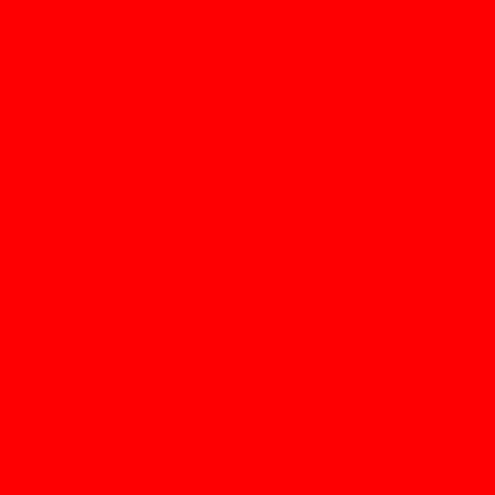 Solid Colour Red | Hex - FF0000 | R-255, G-000, B-000 | C-0, M-100, Y-100, K-000