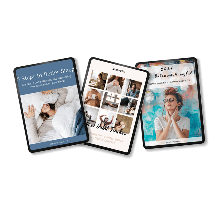 multiple tablets with guide and journals