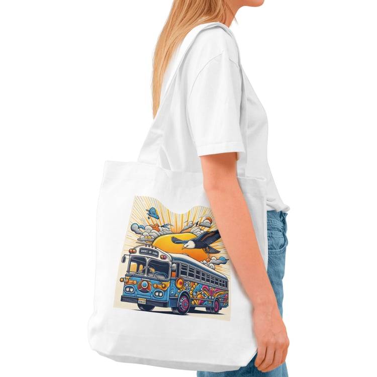 Sunset bus ride illustration  Dreamy travel scene artwork  Cozy cat watching sunset  Vintage bus at dusk painting  Serene evening journey art  Retro-style sunset print  Feline silhouette in sunset  Peaceful sunset travel poster  Nostalgic road trip decor 