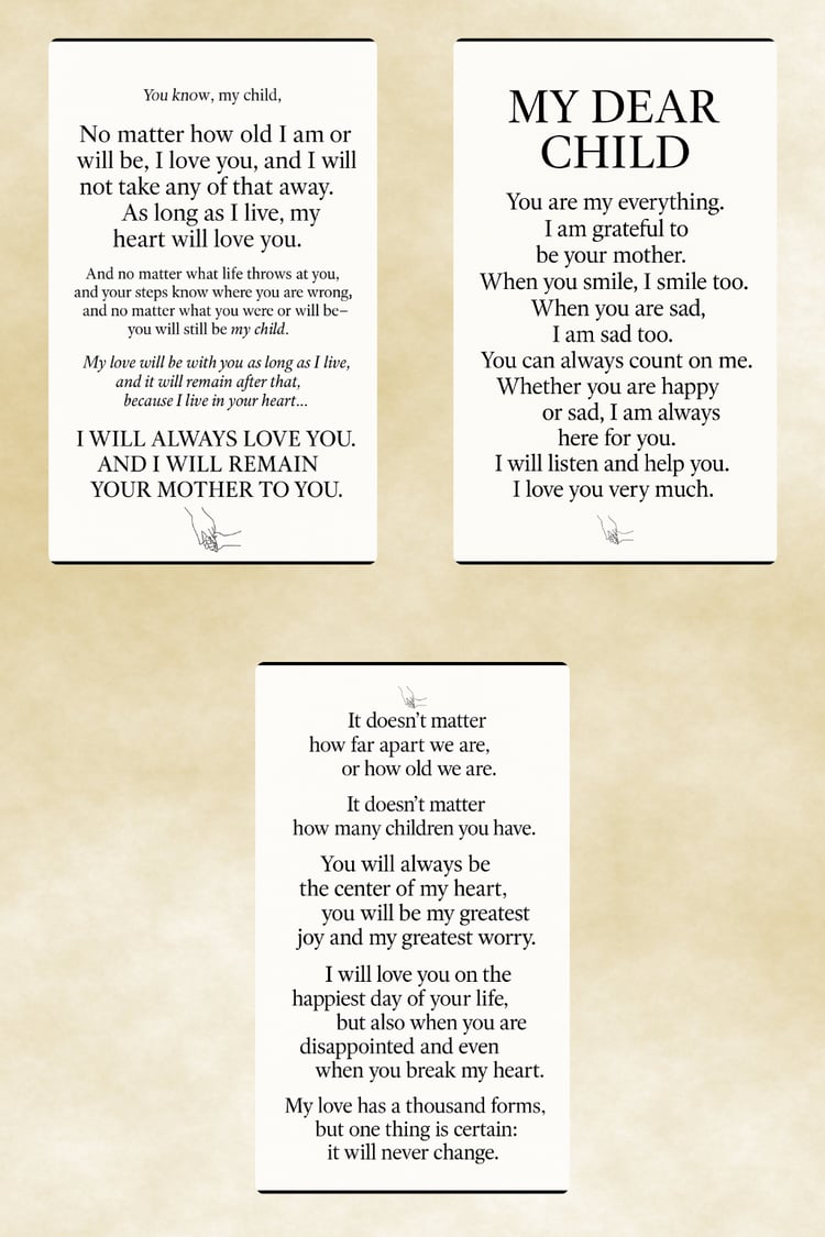 Message to the Child  Maternal Message  Typographic Design  Modern Typography  Emotional Design  Loving Message  Child Inspiration  Motivational Message  Handwritten Message  Unique Typography  Family Message  Motherly Love  Personal Message  Digital Gree