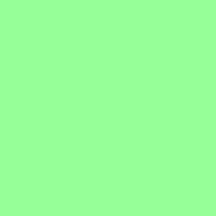 Solid Color Mint Green Background | Hex - 98FF98 | R-152, G-255, B-152 | C-40, M-0, Y-40, K-0