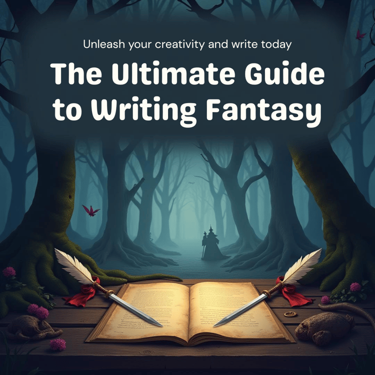 "Master fantasy writing with this ultimate guide! Learn world-building, magic systems & character creation. Includes free bonuses. Start writing today!"