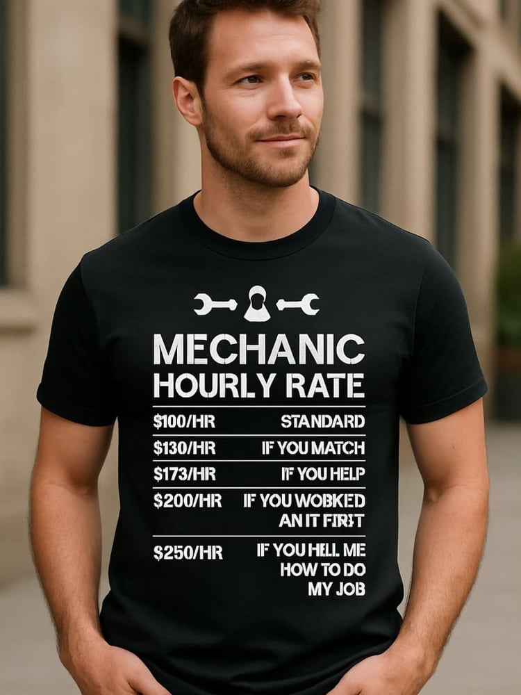 Express Yourself with Custom Printable Tees! Mechanic Rate
