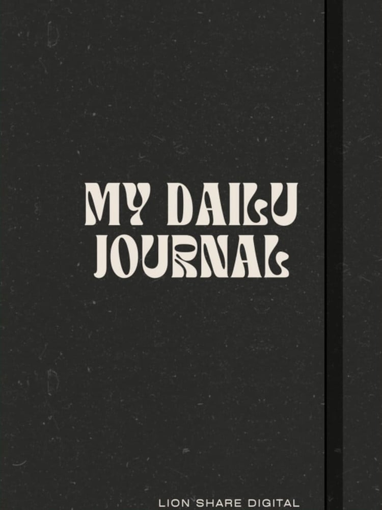 Black & Beige Digital Journal: Stylish for Productivity & Creativity!