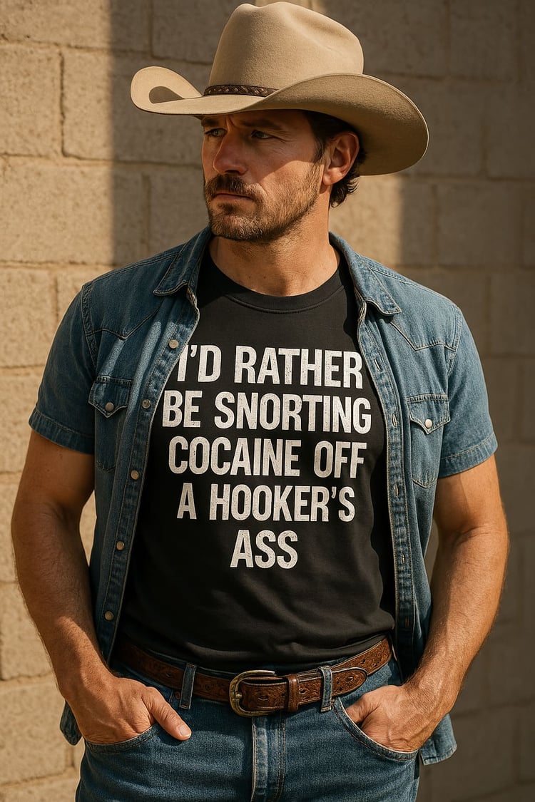 High-Quality Digital T-Shirt Graphics Hookers Ass