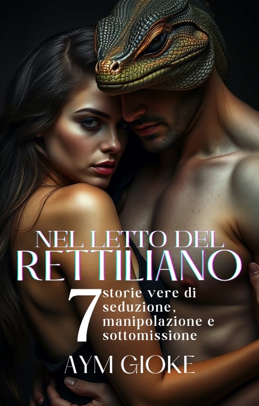 Copertina del libro Nel letto col Rettiliano