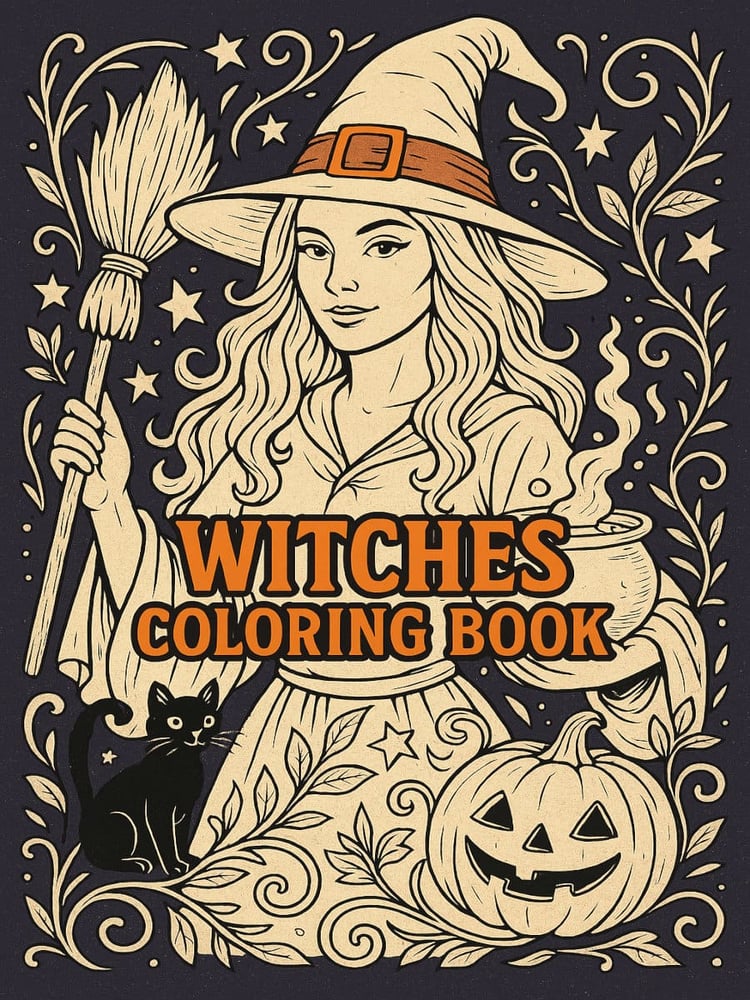 Witches & Wonders: coloring book