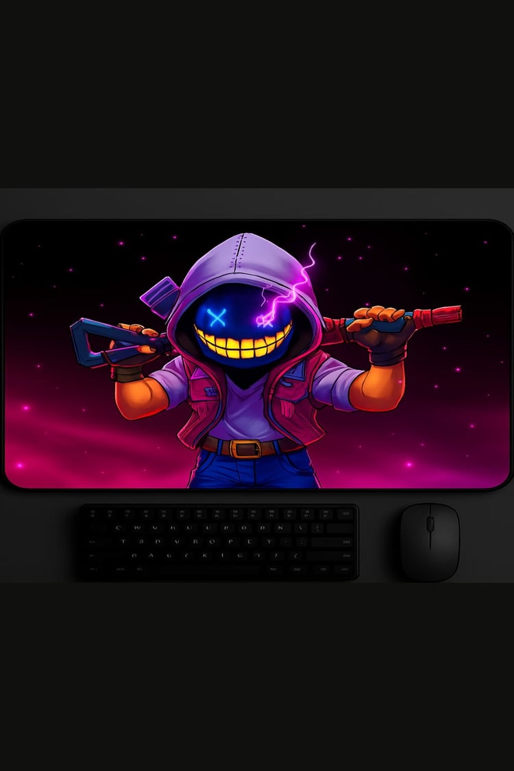 Create Your Own Gaming Desk Mat – Smiley