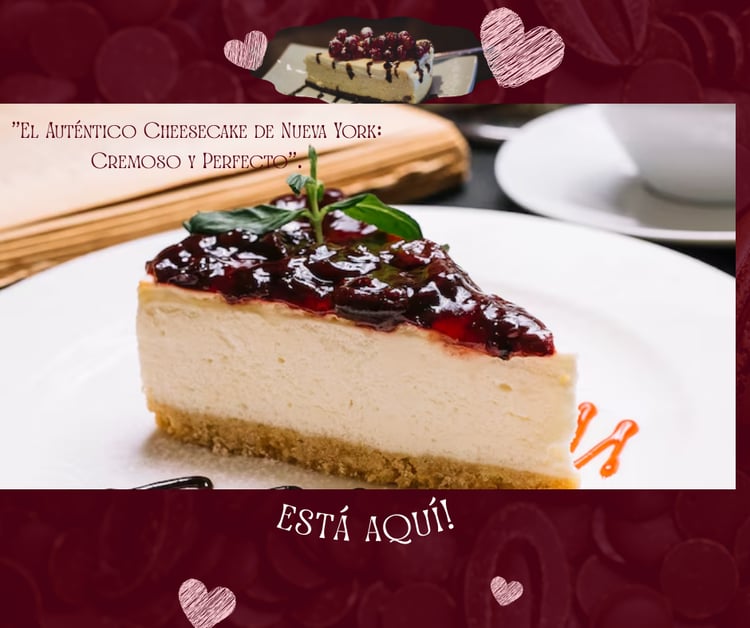 Receta Cheesecake de Nueva York Único Auténtico
