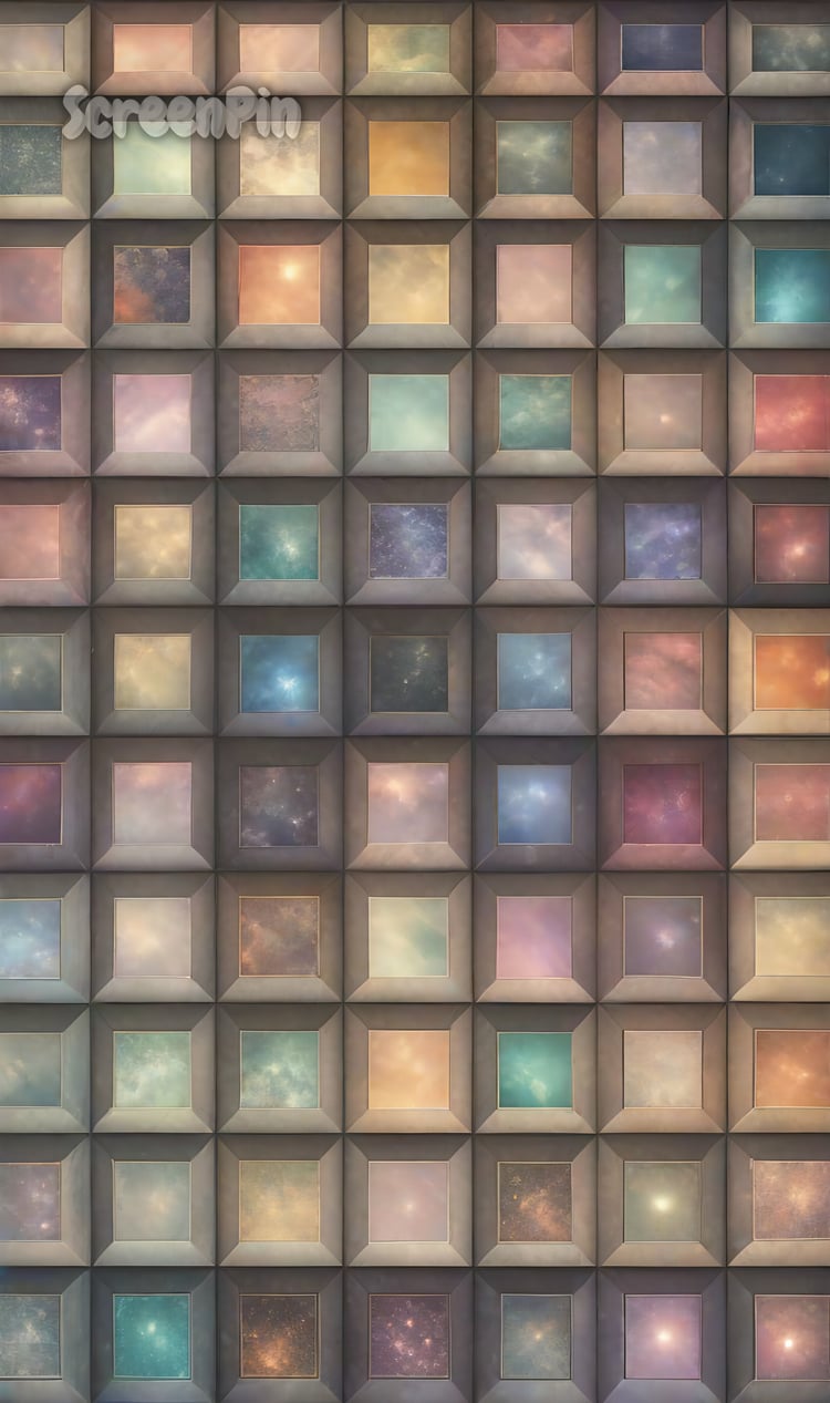 An abstract digital background made of glowing 3D magic blocks forming a colorful mosaic with depth, gradients, and geometric patterns.