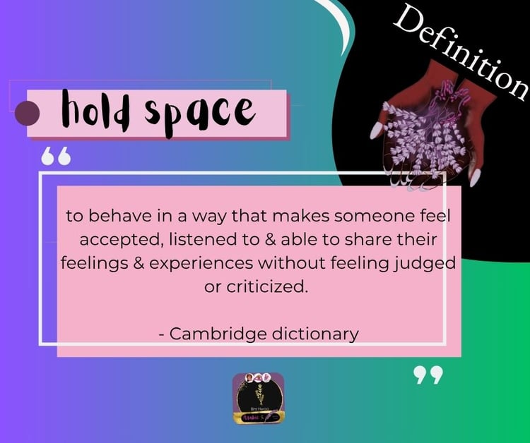 hold space for yourself - Bint Hwaa Arabic & Designs