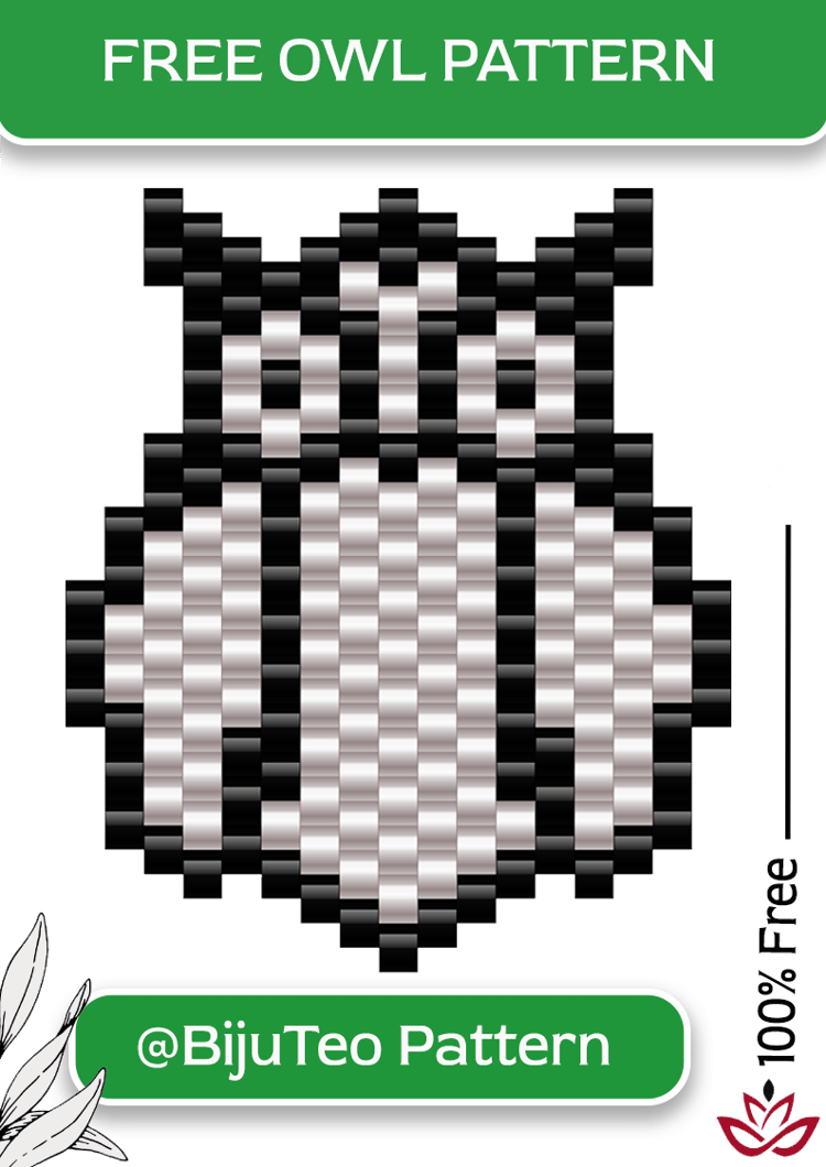 Free Beaded Owl PDF Pattern - download and create it!