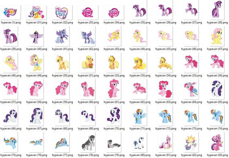 90 My Little Pony PNG β Cute Pastel Pony Clipart, Digital Unicorn Stickers, Kawaii Pony Download for Kids, Crafts & Planners