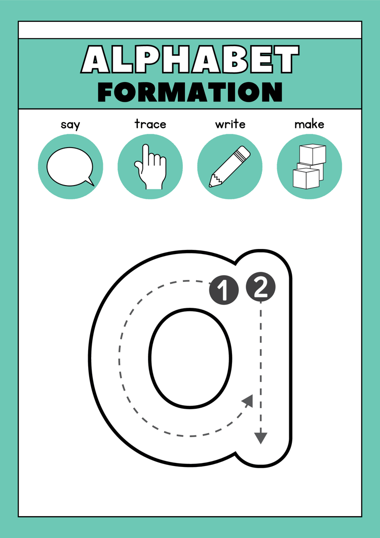 Alphabet Tracing Worksheet