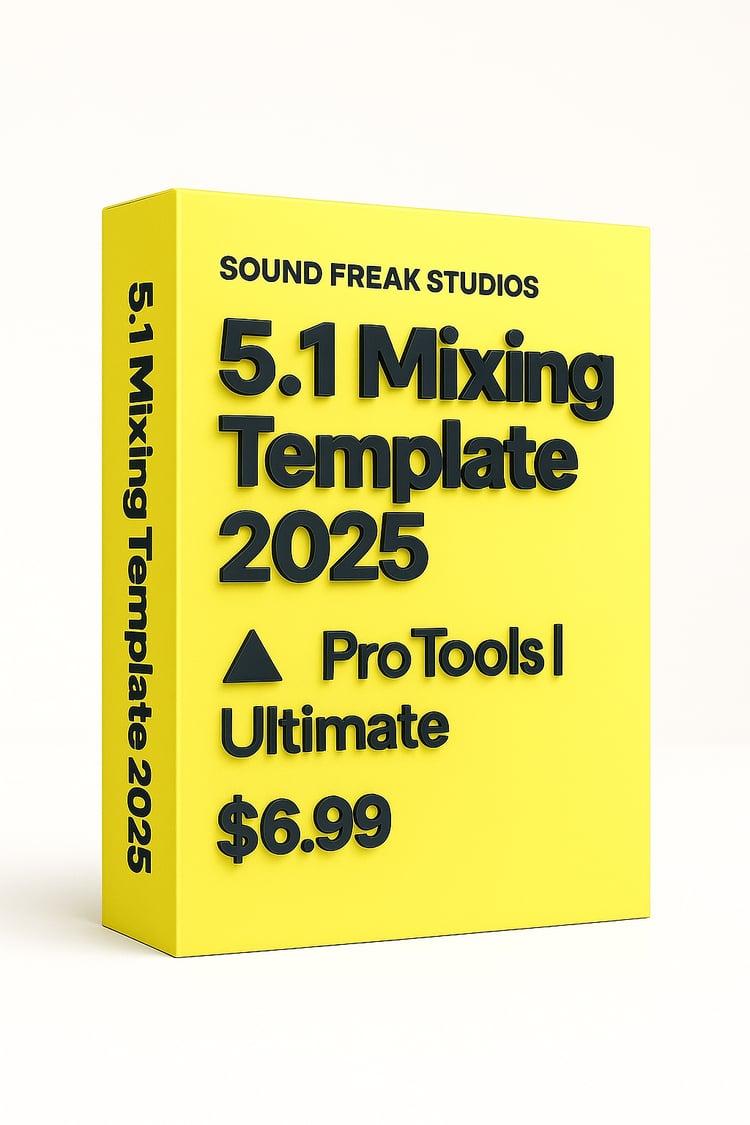 Protools 5.1 mix template workflow