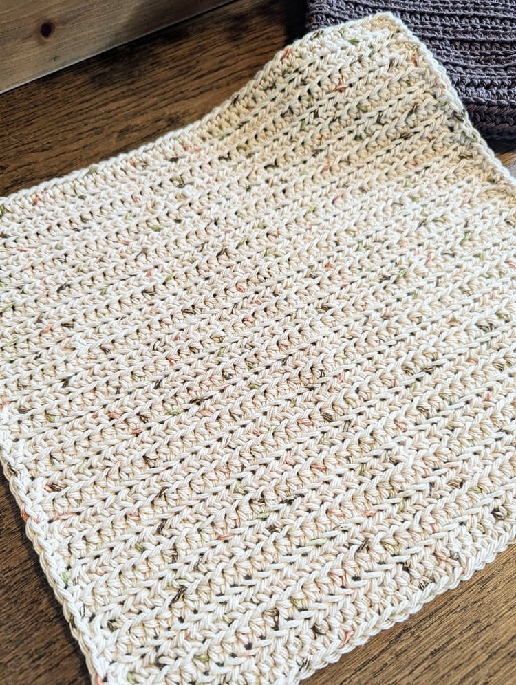Fall Harvest Crochet Dishcloth
