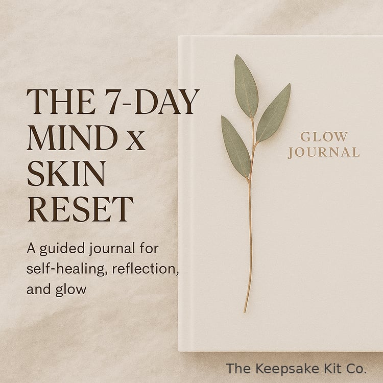 Minimalist printable journal for skincare and self-healing – The 7-Day Mind x Skin Reset from The Keepsake Kit Co.