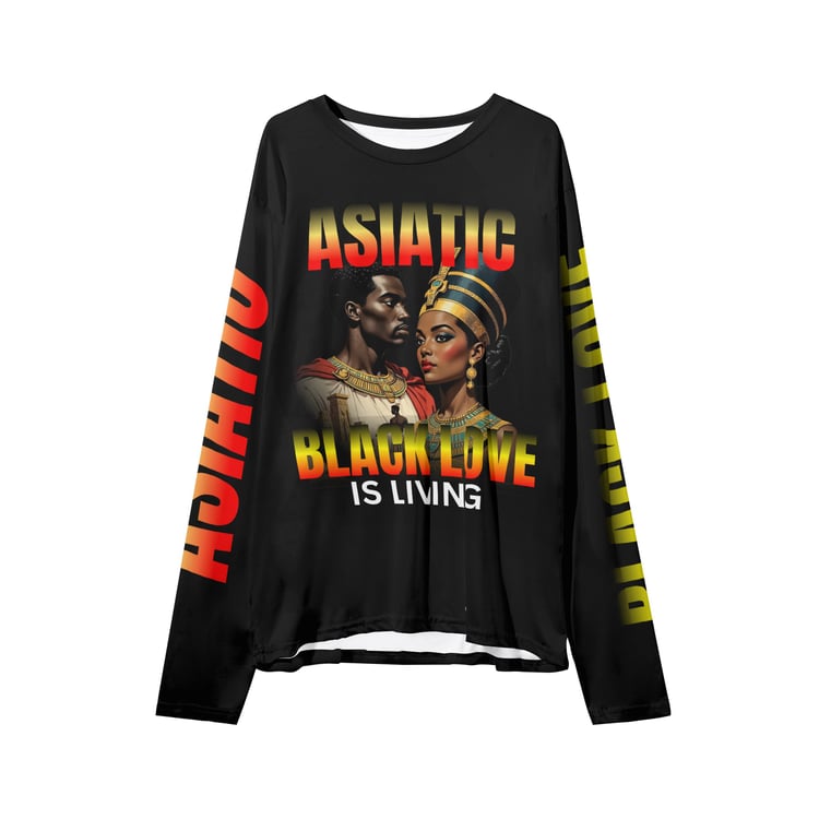 ASIATIC BLACK LOVE SWEAT SHIRT