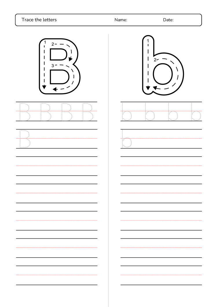 Alphabet Tracing Worksheet