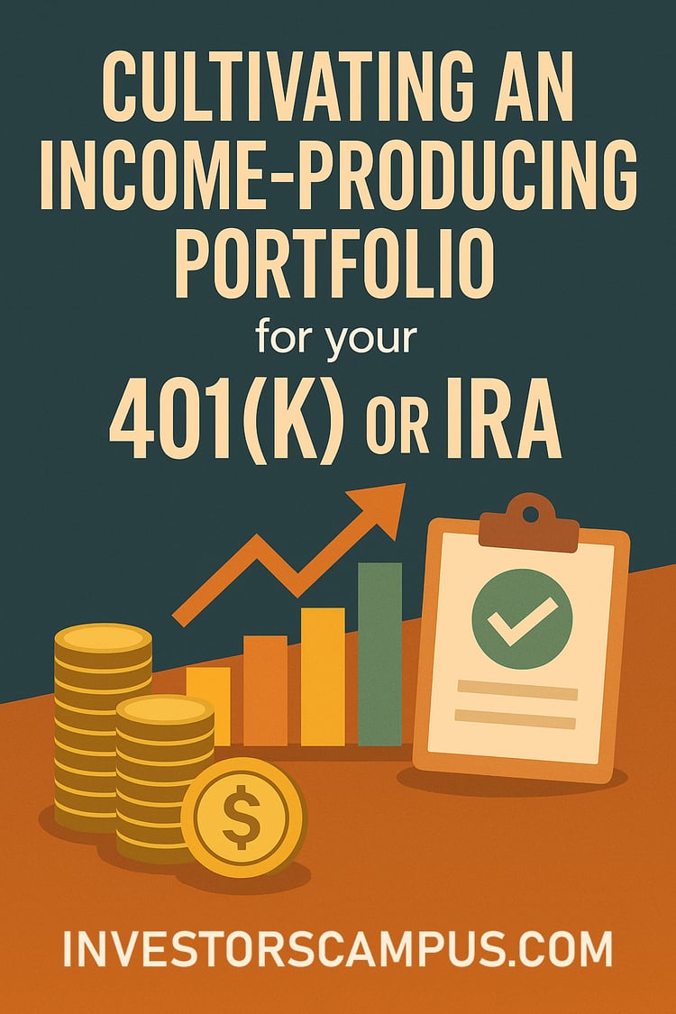 Cultivating an Income-Producing Portfolio for Your Retirement 401(k) or IRA.