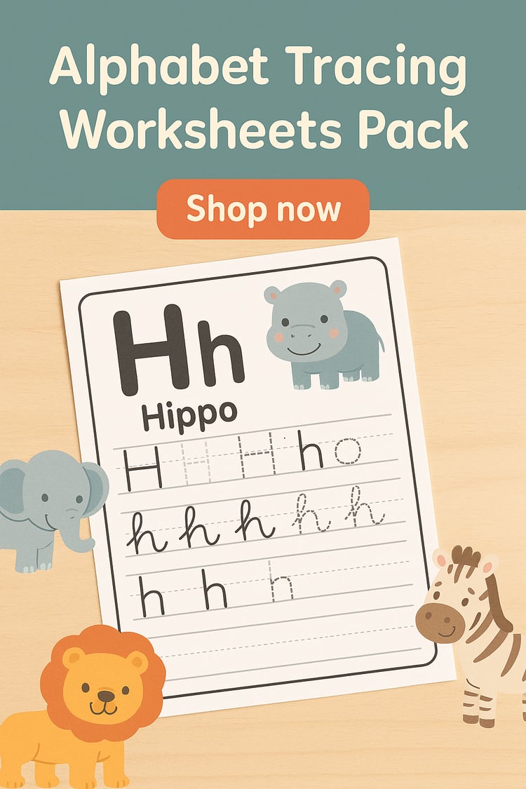 alphabet tracing worksheets  preschool tracing printables  animal-themed letter tracing  early learning alphabet practice  homeschool worksheets ages 3–6  kindergarten alphabet printables  handwriting practice for preschoolers  A to Z letter tracing  prin