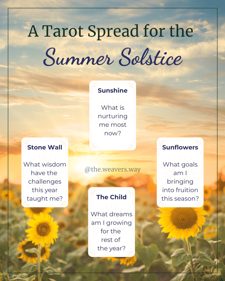 The Weaver's Way: A Tarot Spread for the Summer Solstice