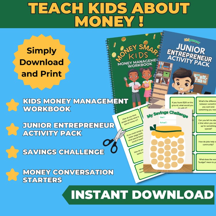 teach kids about money bundle