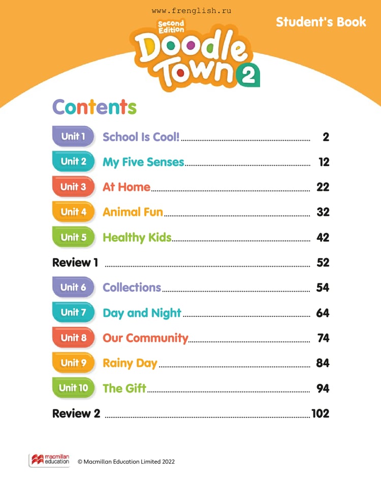 Doodle Town 2ed 2 Students Book