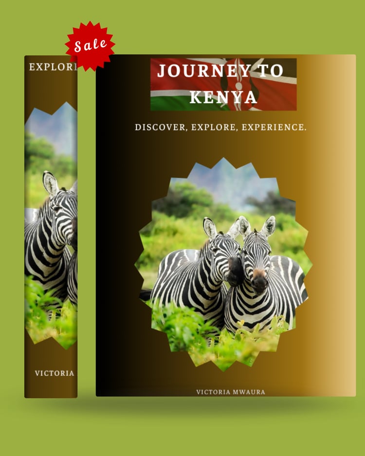 An imge of a cover of journey to kenya guide