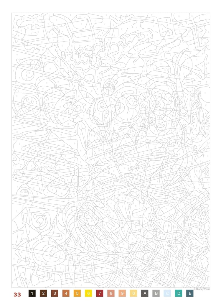 Coloriages Mysteres Pixar 1 - CYDEM - Disney